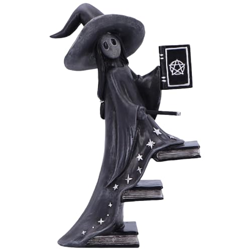 Nemesis Now Little Souls Collection Witchy Decor – Figurine de sorcière pour décoration d'intérieur Mystique – Moulée dans la Meilleure résine, habilement Peinte à la Main – Luna de 15 cm