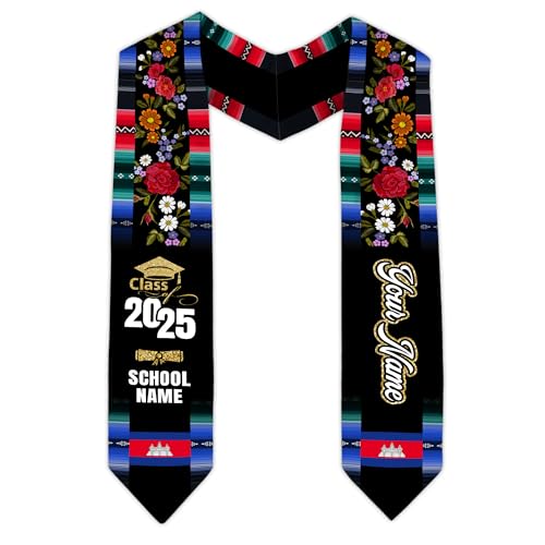 MonkeyVan Personalized Cambodian Graduation Sash, Custom Cambodian Graduation Stole, Cambodia Stoles Class Of 2025 Cd5