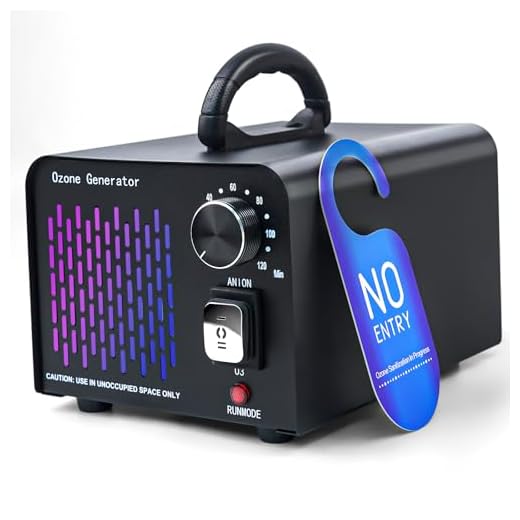 Ozone Machine Generator 68,000 Mg/H Negative Ion High Capacity Ozone Odor Eliminator Odor Removal Ionizer Air Purifier Deodorizer for Home, Basement, Smoke and Pet Room