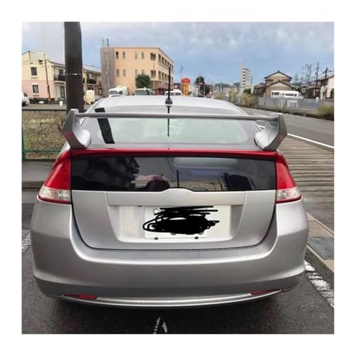 ホンダ インサイト ブラック ホワイト リアスポイラー 2009 2010 2011 2012 2013 外装 ABS 素材 リアトランク ウィング アクセサリー ボディキット(Unpainted)