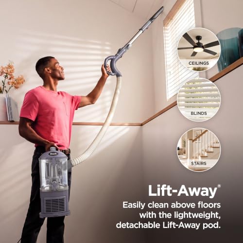 Shark Navigator Lift-Away Upright Vacuum Cleaner, HEPA, Lavender, NV352 - image 3
