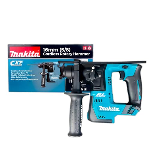 MAKITA Martelete a Bateria HR166DZ ORIGINAL Motor BL SDS Plus Sem Fio p/Perfuração em Concreto, Alvenaria e Instalações Profissional - (Não Acompanha Bateria)