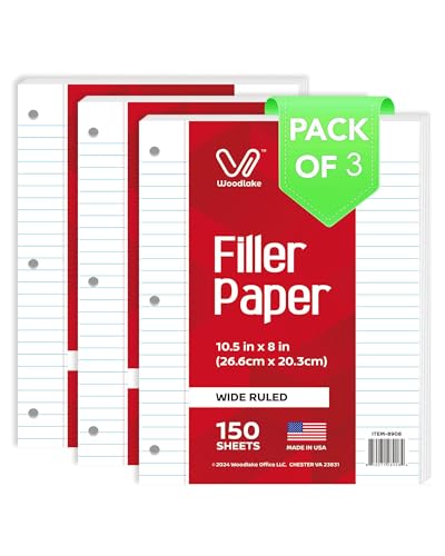Papier ligné Woodlake pour éviter les pages volantes dans votre classeur