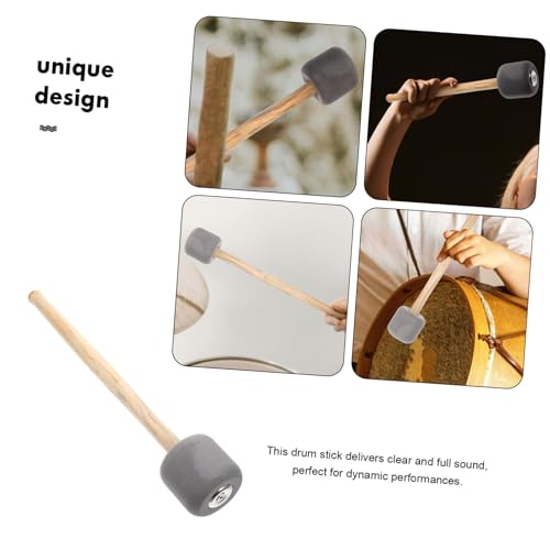 Baquetas de madera para bombo de percusión versátiles miniatura 6