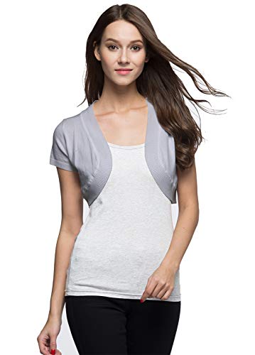 Image of Sofishie Trendy Short Sleeve Shrug Open Cardigan