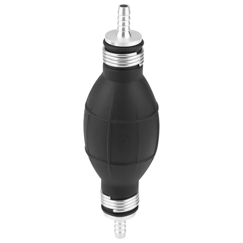 EBTOOLS Pompa Samochodowa Czarna Guma Przenoszenie Paliwa Próżniowa Linia Paliwowa Akcesoria do Ręcznej Pompy Zalewania do łodzi Morskich Diesel(8mm)