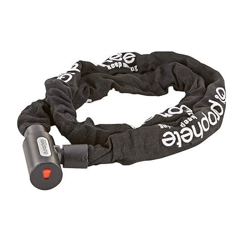 Prophete Fahrradschloss, Kettenschloss, Länge 120 cm, Farbe schwarz