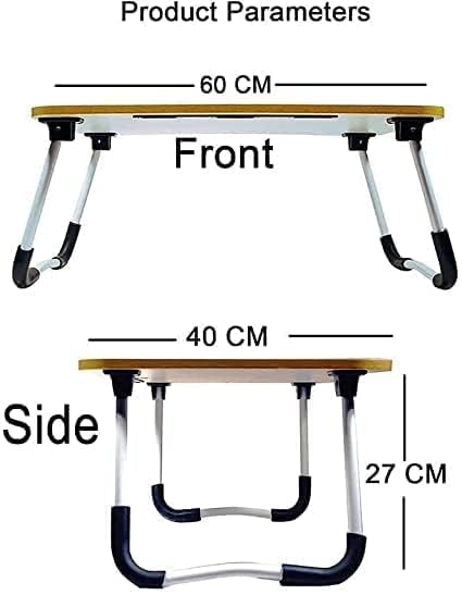 Image of Super Soft Glace Office Table for Home /Writing Desk for Office /Folding Table for School /Folding Study Table /Work from Home (FLOWERRR)