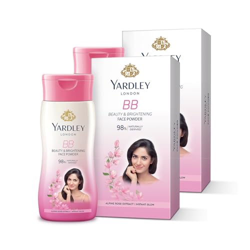 Yardley London| Beauty And Brightening Face Powder| 98% Naturally Derived| 70g (Pack Of 2) For Rs. 132