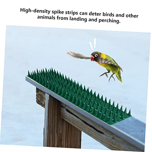 Pics anti-oiseaux design vert protection durable pour balcons extérieurs - 7