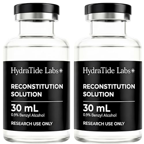 Reconstitution Solution – 2 Pack of 30 mL Glass Vials - Deionized...