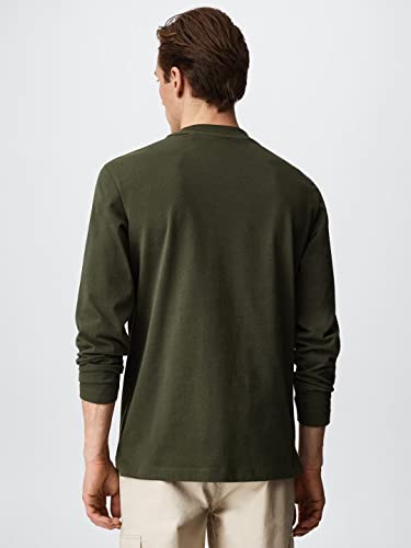 Image of London Crew Round Neck Full Sleeve Regular Fit Casual Cotton Plain Solid Tshirt for Men Full-Solid-23