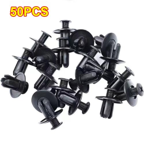 Clips de remache y tornillo para panel embellecedor de parachoques de coche 8mm 4