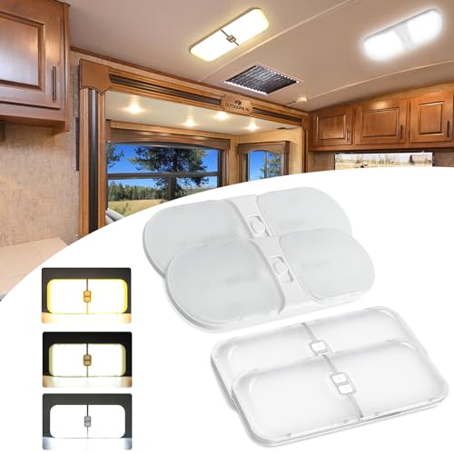Luz ajustable led camper para viajar en caravana con iluminación de tres colores confort