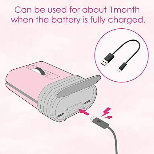 Elecom Bluetooth Mouse Rechargeble, Clippable, Silent, Quiet Click, 4 Button For Ipad, Laptop Pc And Mac Small Size, Pink (M-Cc2Brspn-Us) #TOP6