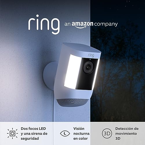 Miniatura 2 de Ring cámara Pro con luces y enchufe (Spotlight Cam Pro Plug-In) | Cámara exterior con vídeo 2K, Ring Vision, detección de movimiento 3D (alternativa al CCTV) | 30 días de prueba gratuita de Ring Home