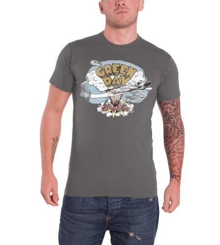 Amazon.com: Bravado Green Day Dookie Mens Grey T Shirt [Apparel