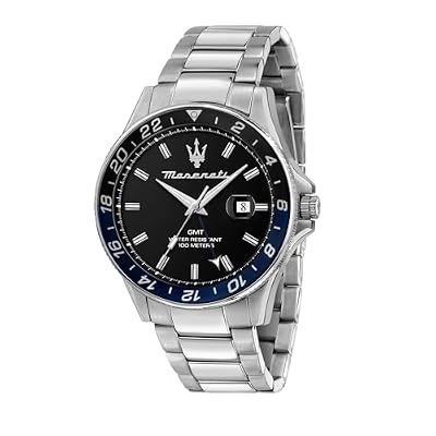 Maserati Orologio Uomo, Tempo, Data, Analogico, Cassa 44 mm, Limited Edition Collezione SFIDA - R8853140011