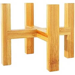 Macetas Flores Exterior SHUBIAO Soporte de Madera for Plantas, Estante for Flores, Soporte for Flores, Bandeja for macetas for Patio Interior y Exterior, XL (Color : X-Large)