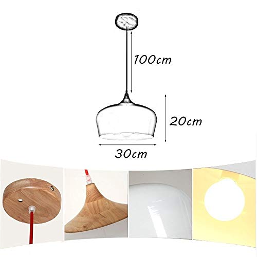 Chandelier de Style Simple E27 avec Hauteur Réglable Rond - 2