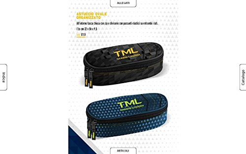 Etui OVALE ORGANISATEERD TML ZWART of BLAUW