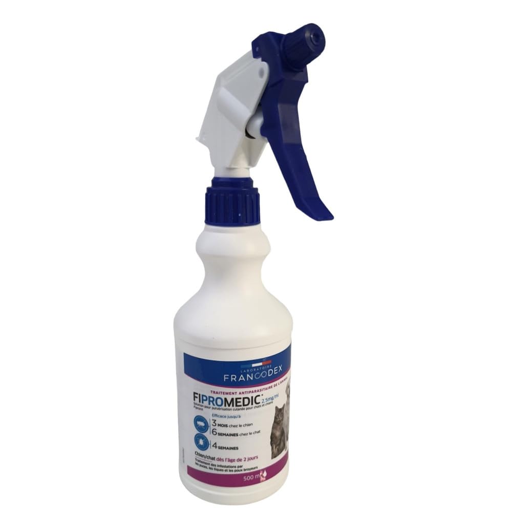 FIPROMEDIC 2,5 MG/ML Solution pour Pulvérisation Cutanée pour Chat/Chien 500 ML