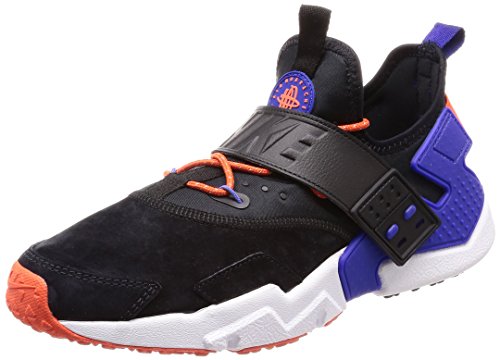 Nike Air Huarache Drift PRM, Chaussures de Running Compétition Homme, Multicolore (Black/Rush Violet RU 002), 42.5 EU