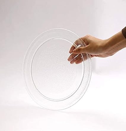 Turntable Glass Plate Round, Suitable for Various Purposes plean pleat 9.5 inch