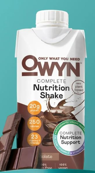 OWYN Plant-Based Complete Nutrition Protein Shake, Chocolate, 20g plant based protein, 23 Vitamins Minerals, Vegan Nutritional Shake, Gluten, Soy, and Tree Nut-Free (Chocolate, 12 pack) - Image 4