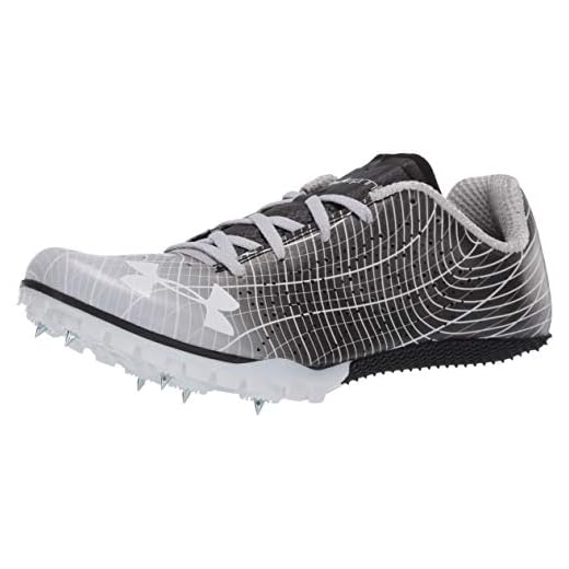 Under Armour Unisex-Adult Kick Sprint 3 Running Shoe, Black (001)/White, 7