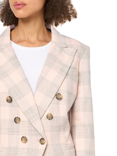 Tommy Hilfiger Women's Blazer Double Breasted Plaid Printed Sportswear3
