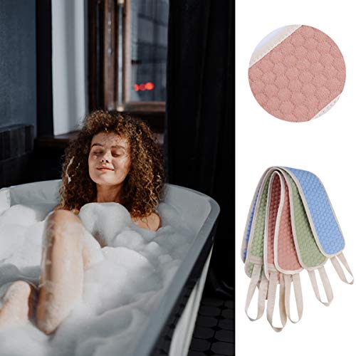 HEMOTON Escova Esfoliante de Banho Com Escova Esfoliante de Banho 3 PeÃ§as AlÃ§a Longa de Lavagem de