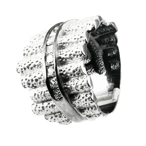Bague en argent anti-ternissement et zircons blancs scintillants
