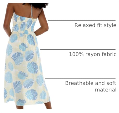 Image of Matchable Couple Hawaiian Shirt or Dress Signature Prints Pacific Palm | Sold Individually; Matchable Couple Collection; Soft Comfortable Fabric; Signature Tropical Prints; Vacation Ready