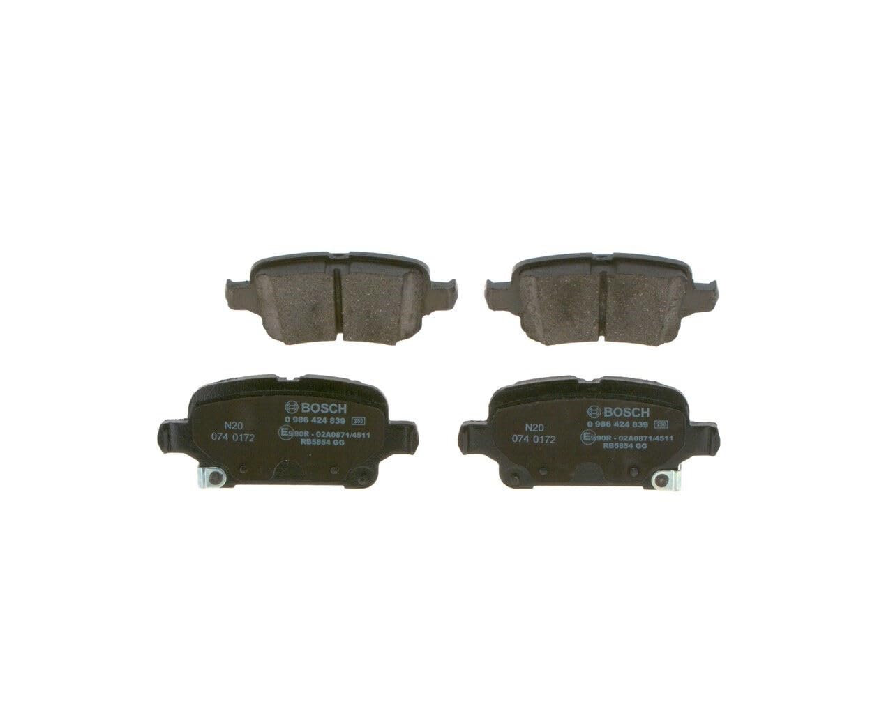 BRAKE PAD SET DISC BRAKE 0 986 424 839 FOR VAUXHALL ASTRA/Mk/VII OPEL 3cyl 1.4L