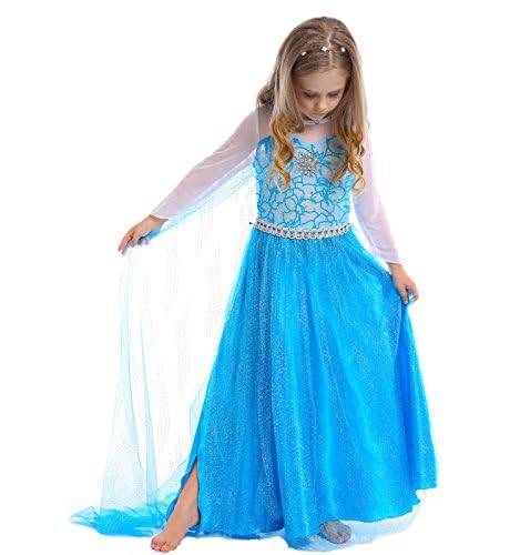 Disfraz princesa blanco manga larga con accesorios miniatura 6