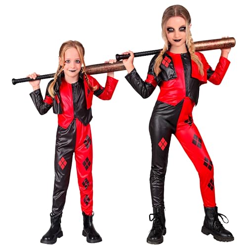W WIDMANN MILANO Party Fashion - Costume enfant Arlequin maléfique, clown d'horreur, déguisement pour Halloween, carnaval