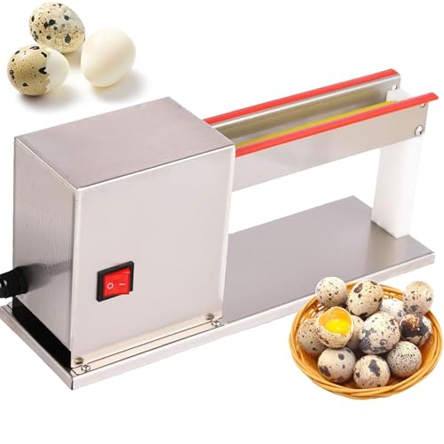 Máquina peladora de huevos de codorniz, peladora comercial de acero inoxidable de 28 W, peladora de huevos hervidos de 25 kg/h, peladora doméstica