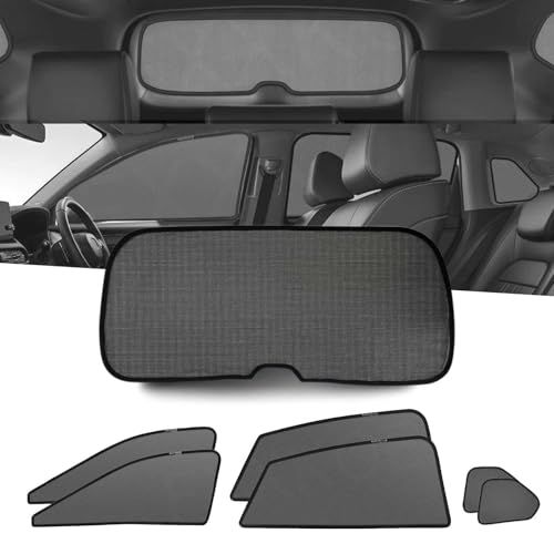 に適合する 三菱 デリカ D:5 DELICA CV1W/CV2W/CV4W/CV5W型 2019年1月~ 車 サンシェード マグネット式 メッシュサンシェード メッシュカーテン 日よけ 遮光カーテン UVカット 車窓日よけ 磁石貼付 車用サンシェード 全