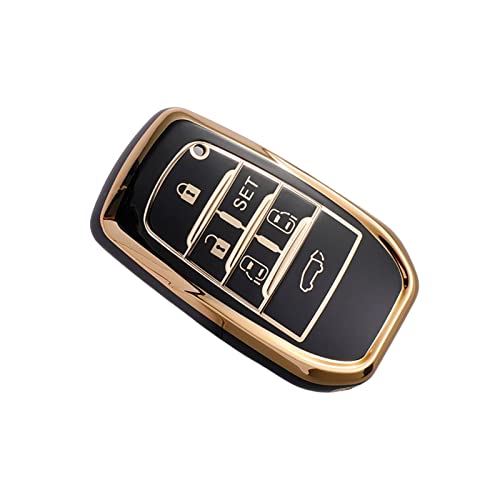 menolana Capa protetora de chave de carro em TPU para série 30 6 botões, resistência a arranhões pro