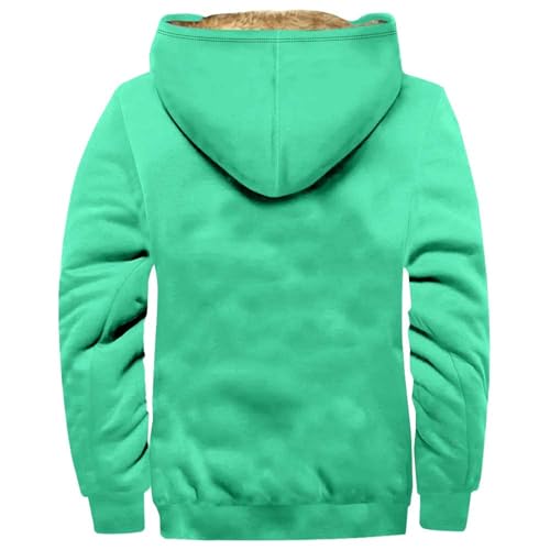 Sweat à capuche pour homme pull léger veste chaude zippée vintage - 2