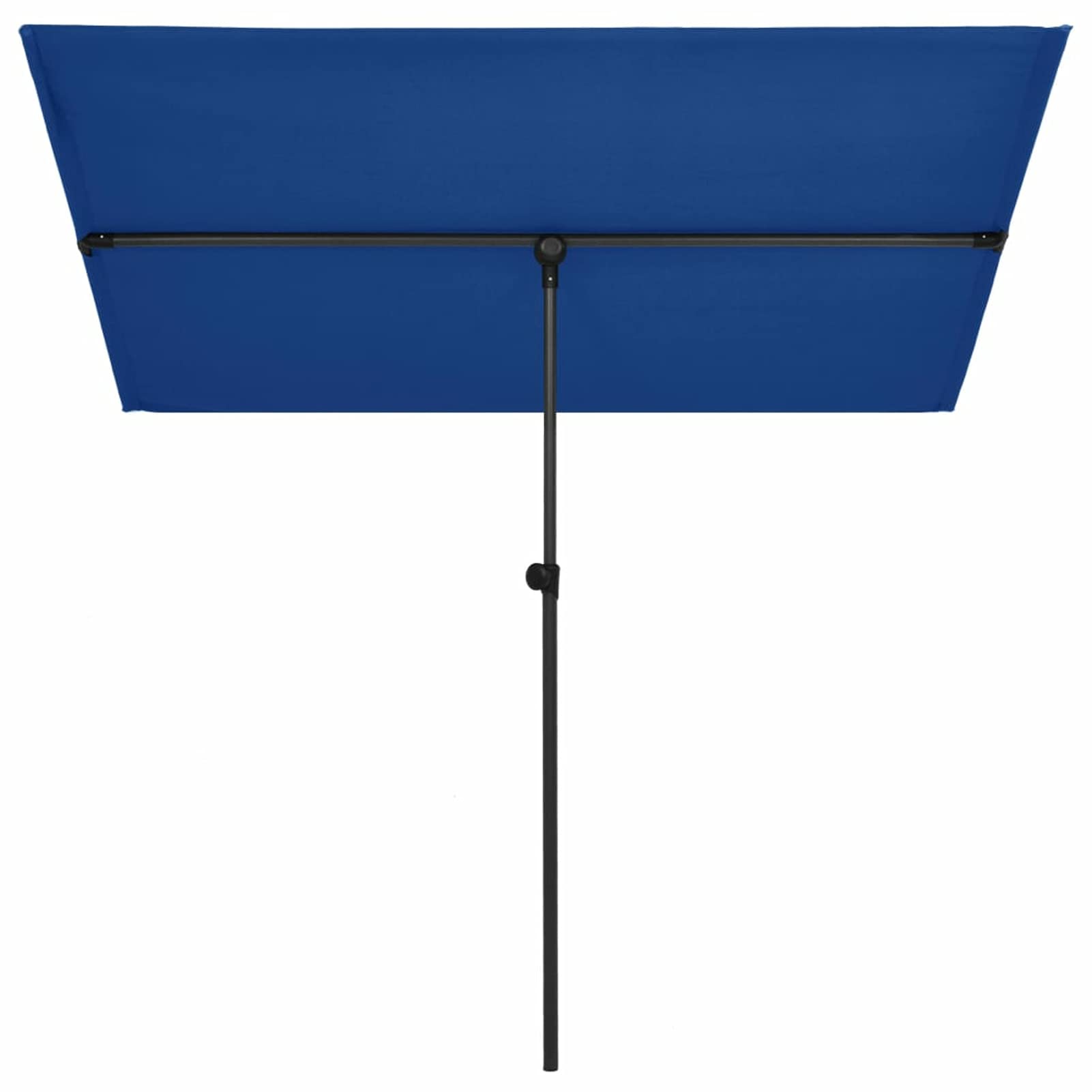 Gecheer Ombrellone,Parasole,da Esterno,Azzurro,Palo in Alluminio,Pieghevole,Portatile,200x150 cm,Ombrellone da Spiaggia,Ombrellone da Mare,per Terrazzo,da Patio,da Piscina,Ombrellone da Sole