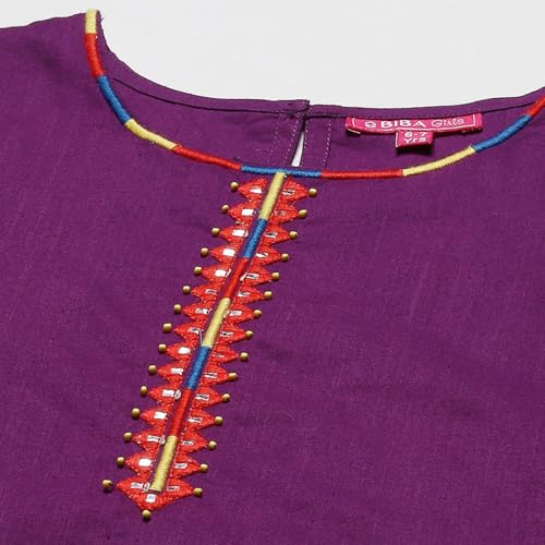 Image of BIBA Girls Kurta Suit Set