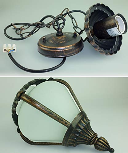 Lustre extérieur étanche en aluminium à tête unique E27 - 4