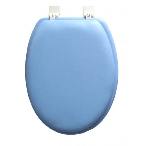 Ginsey ELONGATED Blue Padded Toilet Seat Amazon.in Home Improvement