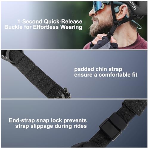 Adult Bike Helmet for Men/Women with Helmet Bag 2 Removable