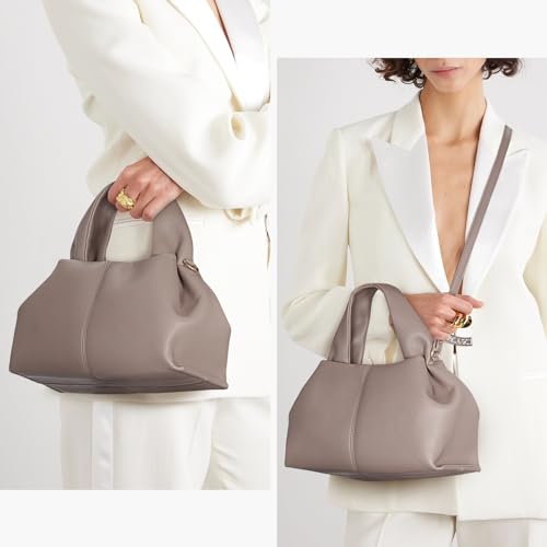 Image of Juoxeepy Crossbody Bag Purse Satchel Handbag for Women Shoulder Bag Chic Dumpling Cloud Bag Clutch Purse