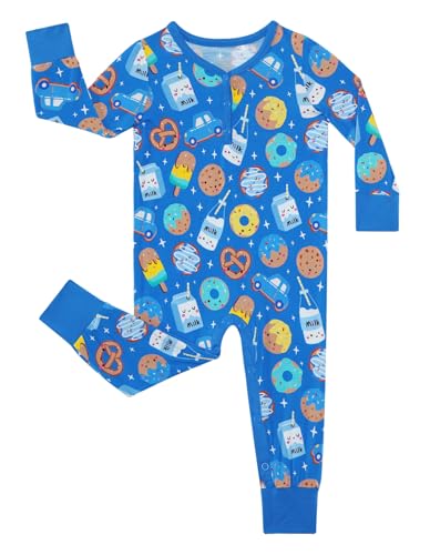Image of DREAMHALO Baby Boys Girls Romper-Viscose Made from Bamboo, Long Sleeve Jumpsuits Soft Footless Rompers, Unisex