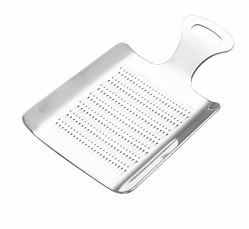 Ingwer Knoblauch Crusher Edelstahl Manuelle Küche Multifunktions Druck Knoblauchschale Knoblauch Gepresst Knoblauch (2 Stücke)