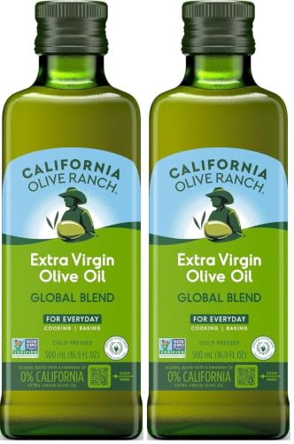 Image of California Olive Ranch, Global Blend Medium Extra Virgin Olive Oil, 500 mL (Pack of 2)